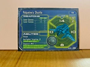 Star Wars Miniatures: Starship Battles Palpatine's Shuttle #40 **SOLO CARTA** - Foto 1 di 2