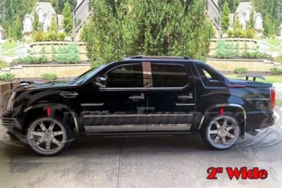 for:2007-2013 Cadillac Escalade EXT/Avalanche Stainless Fender Trim Wheel Well - Image 1 of 4