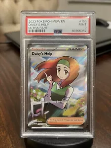 Pokémon Mew 151 #195 Daisy's Help 2023 ultra raro PSA 9 gemas como nuevo - Imagen 1 de 2