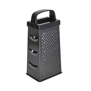 KitchenCraft Black Four Sided Box Cheese Grater - 17cm - Picture 1 of 1