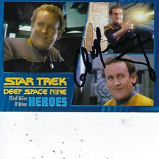 COLM MEANEY SIGNED 2018 STAR TREK DS9 HEROES & VILLAINS #7 - CHIEF O'BRIEN