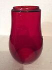 ANTIQUE: DIETZ  "FITZALL" N.Y.  USA  RED LANTERN GLOBE ~ PAT'D DATE 12 - 4 - 23