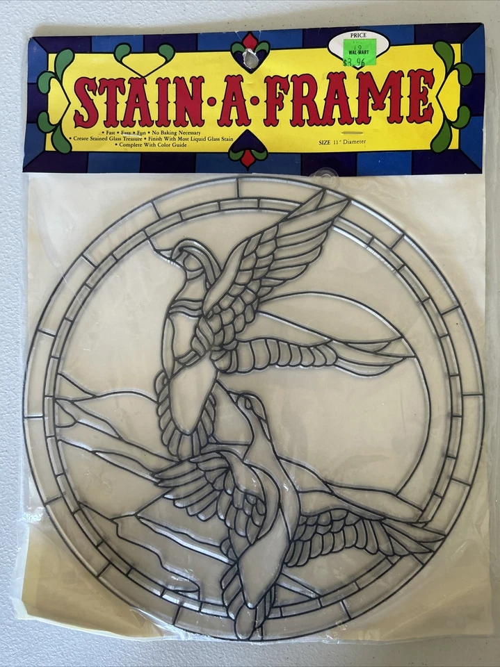 3 Pack Stain A Frame Swan Shells Dove Kit Accento Craft 305-900 Project Kits