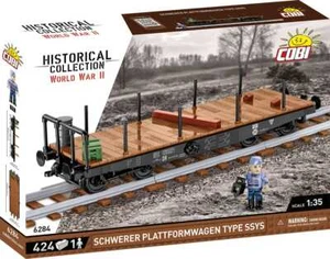German Railway Schwerer Platformwagen brick model - COBI 6284 - 424 bricks - Picture 1 of 11