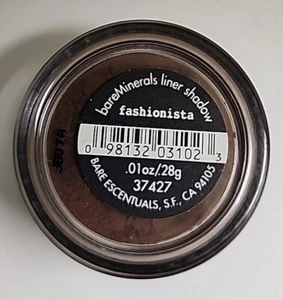 bareMinerals i.d. eyeshadow Liner Shadow FASHIONISTA  .01 OZ / .28 G SEALED NEW - Picture 1 of 2