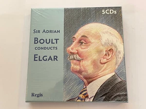 Sir Adrian Boult Conducts Edward Elgar (5 x CD Box Set, 2012) NEW/SEALED - Imagen 1 de 2