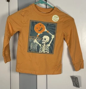 Tommy Bahama Halloween Camisa Manga L Dunking Baloncesto Brilla en la Oscuridad Talla 4 (S) - Imagen 1 de 6