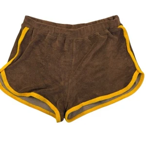 Stoned Immaculate Rollerway Hot Shorts in Braun Damen Medium Terry Loop Track - Bild 1 von 10