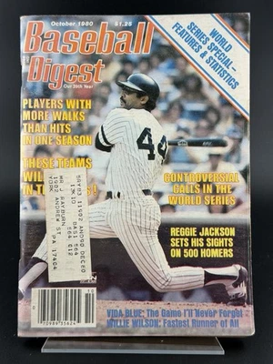 Resumen de béisbol octubre 1980 Reggie Jackson New York Yankees MR. octubre Foto 1 de 2