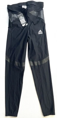 BNWT: ADIDAS CLIMALITE WOMENS TIGHTS - SIZE MEDIUM - BLACK - Image 1 of 4