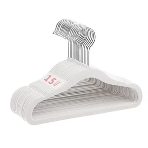 Kids Velvet Hangers, 15 Pack, 11-Inch Non-Slip, Space-Saving, Perfect for Dai... - Picture 1 of 8