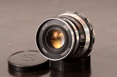 Industar 61 ⭐ Serviced CLA 2.8/52mm Leica M39 ZEBRA Lens L39 FED Zorki FED Mint - Image 1 of 4