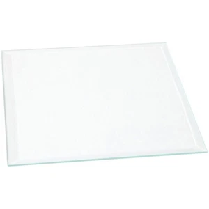 Plymor 5" Square, 3mm Thick Beveled Clear Glass - Picture 1 of 1