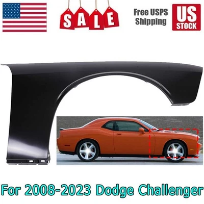 For 2008-2019 Dodge Challenger Front Passanger Right Side Fender Primed Steel Foto 1 de 4