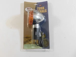 K&S INTERMITENTE TRASERO CROMADO LUZ ÁMBAR #25-2286 VULCAN PAQUETE ORIGINAL NUEVO - Imagen 1 de 8