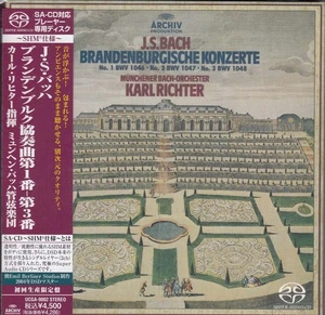 Richter/MBO - Bach: Brandenburg Concerti Nos. 1-3 [SHM-SACD] [Limited] Japan - Picture 1 of 2