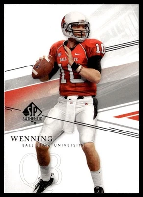 2014 SP Authentic Keith Wenning Rookie Ball State Cardinals #40 - Image 1 of 2