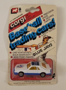 1982 CORGI BASEBALL TRADING CARS ungeöffnet TORONTO BLUE JAYS MLB Matchbox MUSTANG - Bild 1 von 6