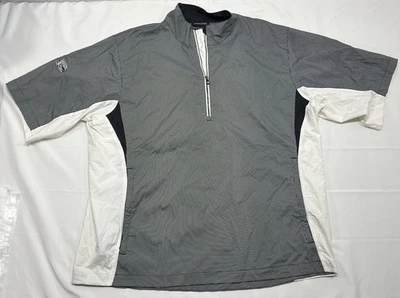 FootJoy DryJoys Pullover Mens XL S/S 1/4 Zip Golf Performance Sandy Creek G.C. - Image 1 of 4