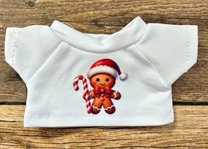 FITS labu Doll Clothes Tee Shirt 15-17cm Christmas Holiday Gingerbread Man Candy - Picture 1 of 1