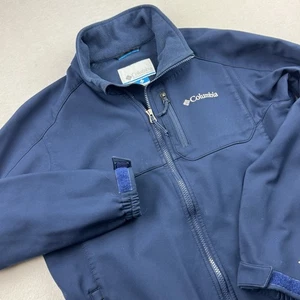 Columbia Ascender Blue Softshell Full Zip Skijacke Wintermantel Herren Gr. S - Bild 1 von 10