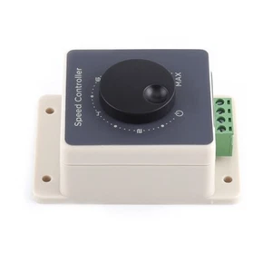 DC10-60V 20A Pulse Width Modulator PWM Motor Speed Controller Waterproof Shell♫ - Picture 1 of 7