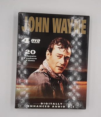 John Wayne 20 Classic Feature Films 4 Disc DVD Set Digitally Enhanced Audio 5.1 - Image 1 of 4