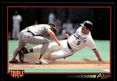 1993 Triple Play George Brett Kansas City Royals #64 - Image 1 of 2