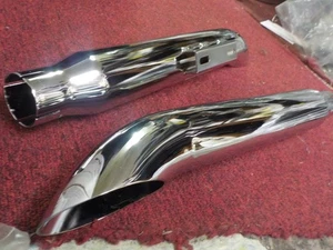 FXD-DYNAGLIDE LATE 1993-UP TURN OUT STYLE MUFFLERS DS-202159 - Foto 1 di 2