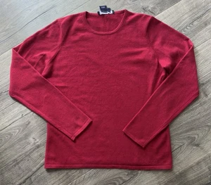 MAG By Magaschoni Pullover Damen Large Rot Kaschmir Pulli - Bild 1 von 6