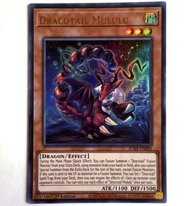 JUSH-EN005 Yu-Gi-Oh! 1st Edition Dracotail Mululu (V.1 - Ultra Rare) Englisch - Picture 1 of 1