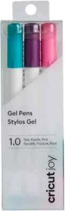 Cricut Joy Gel Point Pen Set 1.0 3/Pkg Teal, Purple & Pink 1.0 New 2007091 - Imagen 1 de 3