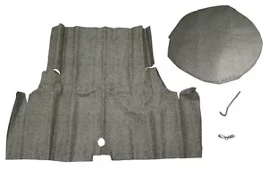 Ford Mustang Trunk Boot Mat Tyre Cover Kit 1971 1972 73 Coupe Convertible Grande - Picture 1 of 2