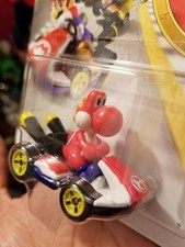 Red Yoshi Rare* Mario Kart Hot Wheels 