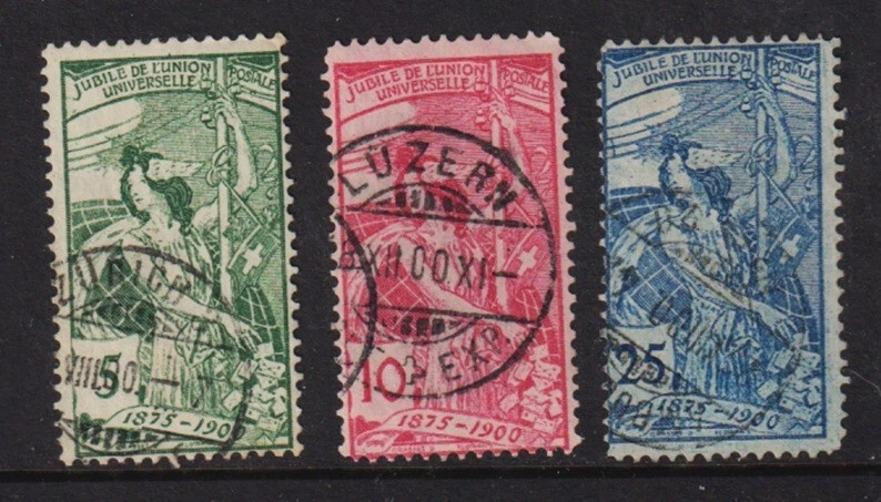 Suiza - #98-100 usado, cat. $53,50 Foto 1 de 1