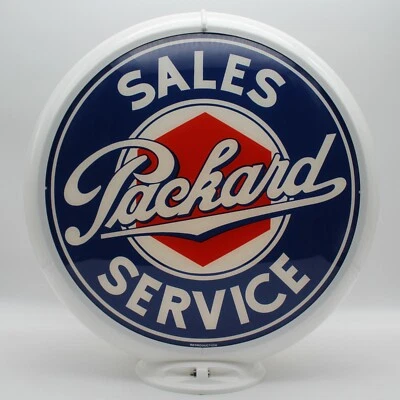 PACKARD 13.5" Gas Pump Globe - SHIPS FULLY ASSEMBLED! READY FOR DISPLAY!! - Image 1 of 2