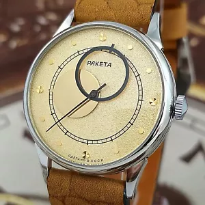 Vintage Uhr UdSSR RAKETA Kopernik 2609.HA 19 Juwelen Armbanduhr Kopernikus Weltraum - Bild 1 von 13