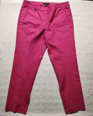 Pantalones para mujer Adrianna Papell talla 10 rosa elásticos bolsillos sintéticos cómodos 32W 26L Foto 1 de 4