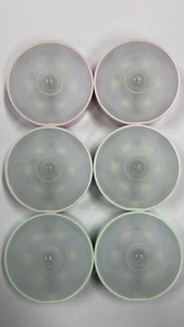 6x Multi LED Sensore di Movimento Luce USB Wireless Parete Armadio Lampada Scale - Foto 1 di 10