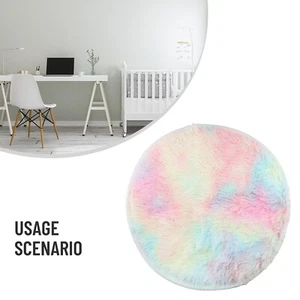 Rug Home Living Room Round Rug Rugs Shaggy Soft Accessories Bedroom Carpet - Picture 1 of 44