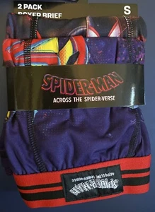 NIP Mens Bioworld Spiderman Marvel (2) Pack Boxer Briefs Underwear Small 28-30 - Picture 1 of 12