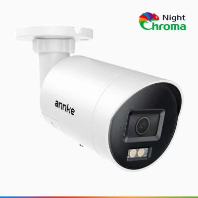 Cámara IP de seguridad ANNKE NCBR800 HD 4K PoE audio bidireccional color visión nocturna IP67 Foto 1 de 4