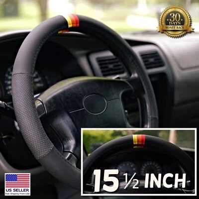 Steering Wheel Cover 15 1/2" TRD Stripes for Toyota Tacoma 4Runner Tundra LX GX - Image 1 of 4