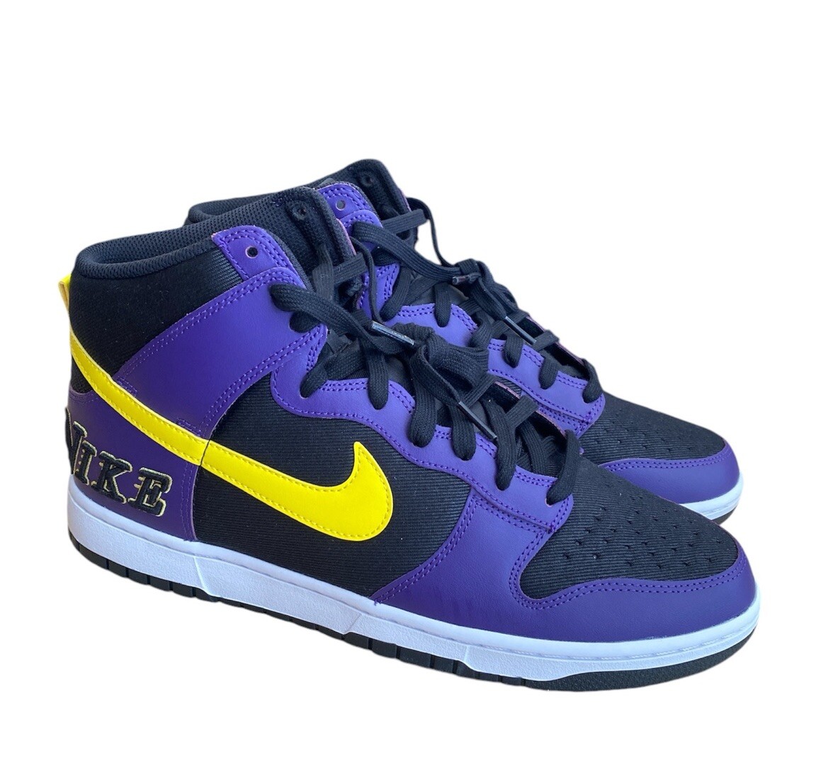 Nike Dunk Premium EMB High Lakers for Sale | Authenticity Nike Dunk Premium EMB High Lakers for Sale | Authenticity