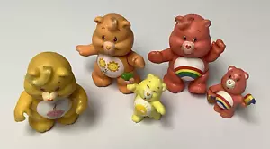 1980er Vintage Poseable Care Bears Cheer, Birthday, Sun and Friend Bär - Bild 1 von 5