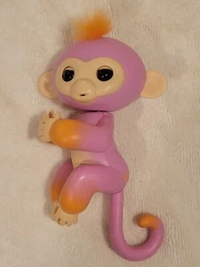WowWee Fingerlings 2 Tone Monkey - Summer (Pink with Orange Accents) - #3725 - Picture 1 of 4
