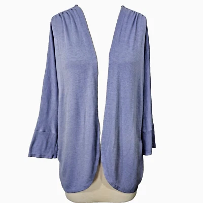 Cárdigan Suéter Northern Reflection Suave Frente Abierto Fluido Púrpura Talla XL Foto 1 de 4