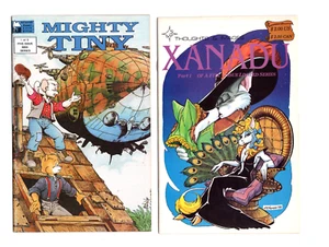 FUNNY ANIMALS COMICS LOT (5) MIGHTY TINY XANADU MAD RACCOONS FRANK THE UNICORN + - Picture 1 of 6