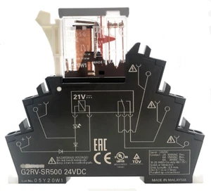 Juego de 2 juegos de G2RV-1-S-G 21VDC con relé de zócalo G2RV-SR500 24VDC - Imagen 1 de 2