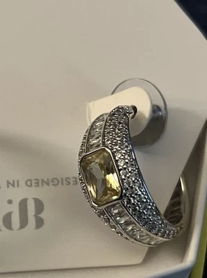 Pendientes Bomb Party Limón Circonita cúbica Chapado en Rodio  Foto 1 de 2